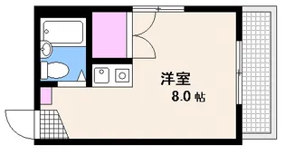 ジャルダン東観音【2階】の間取り
