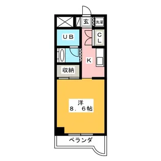Heights Showa【3階】の間取り