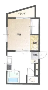 やまとマンション【2階】の間取り