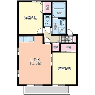 アネックス野村弐番館【2階】の間取り