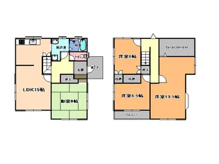 栃木県塩谷郡高根沢町宝石台4【一戸建】の間取り