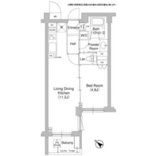コンフォリア原宿【4階】の間取り