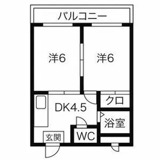 中倉麻布マンション【1階】の間取り