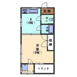 桜丘ハイツ【2階】の間取り