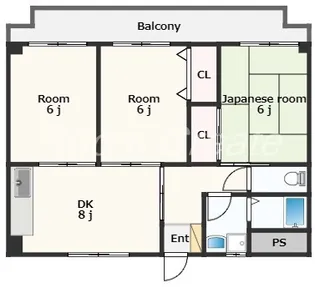 3DKの間取り画像