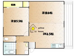 サンセール下中野【2階】の間取り