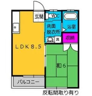 MP-II番館【1階】の間取り