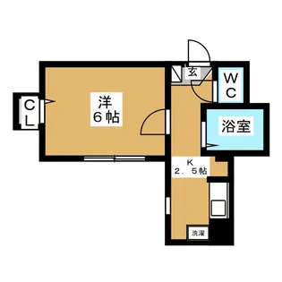 メゾン加藤II【1階】の間取り