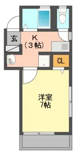 愛媛県宇和島市桝形町3【マンション】の間取り