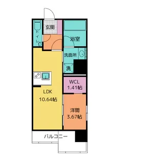 真砂町ソプラ【4階】の間取り