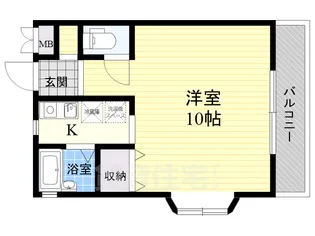 寿ハイツ【3階】の間取り