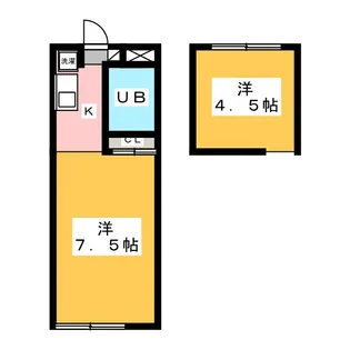 ベルハウスV玉村【2階】の間取り