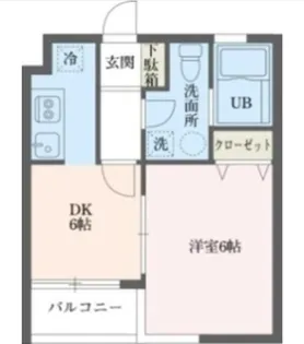 ウィンベルデュエット恵比寿4【1階】の間取り