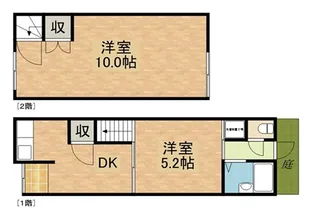 大阪府大阪市住吉区遠里小野7【一戸建】の間取り