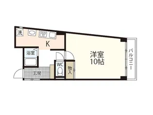 M’sビル【2階】の間取り