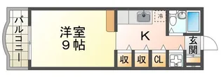 サンコート高丸【2階】の間取り