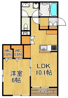 フレシール平間【1階】の間取り