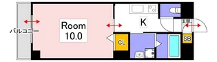 ソレイユ南中央町【7階】の間取り