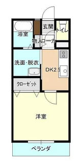 山形県山形市五日町【アパート】の間取り