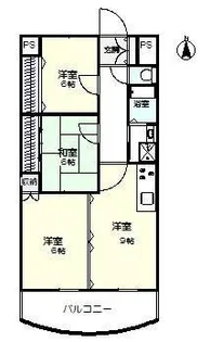 ウェルネス中仙道【2階】の間取り