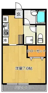 ウイロー東出来島【3階】の間取り