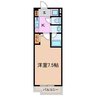 アーバンポイント豊田【8階】の間取り