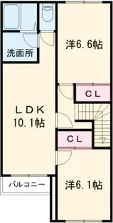 シャングリラ【2階】の間取り