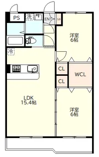 クレアールII【3階】の間取り