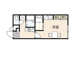 1Kの間取り画像