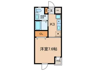 VIVA 三条【1階】の間取り