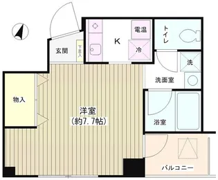 TKR神田多町【6階】の間取り