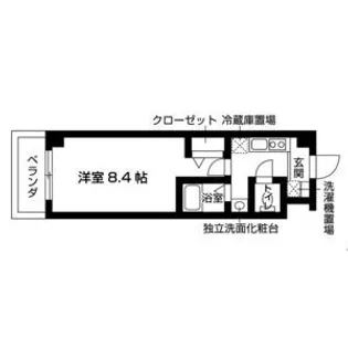 ベルフローラ白鳥【3階】の間取り