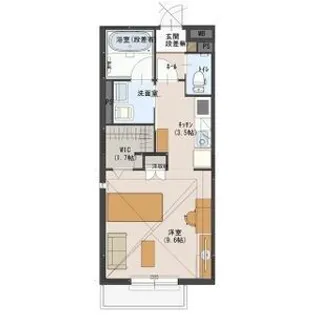 フィカーサイシイII【2階】の間取り