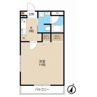 レベアス【3階】の間取り