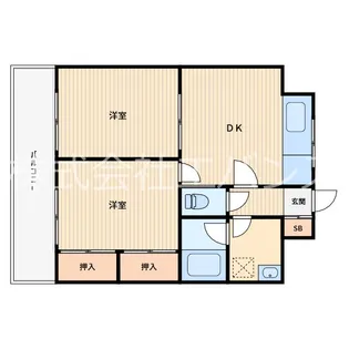 PLENDY川口芝公園II【1階】の間取り