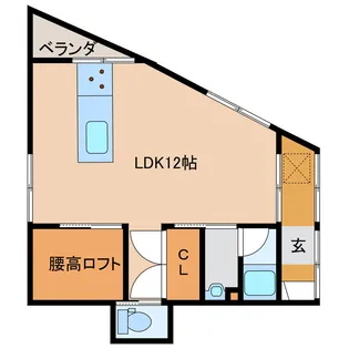 志比田ハウス【2階】の間取り