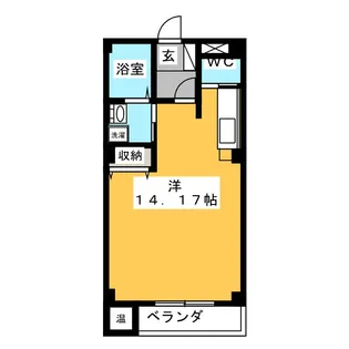 サザンマンション【3階】の間取り