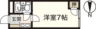 ドラゴン五日市【2階】の間取り
