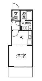 アート・フル溝口【1階】の間取り
