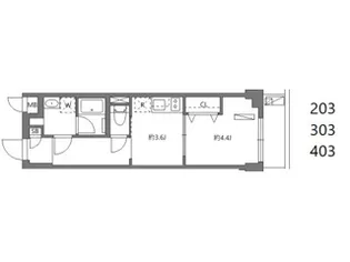 東京都板橋区南常盤台1【マンション】の間取り