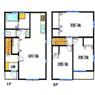 伊伝居戸建の間取り