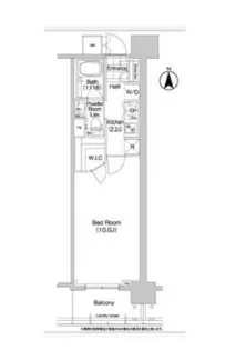 東京都千代田区東神田2【マンション】の間取り