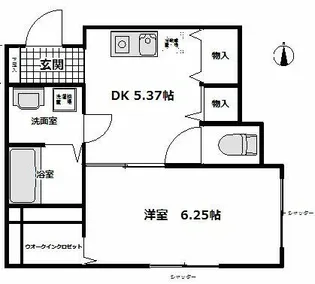 Lumiereお花茶屋【1階】の間取り