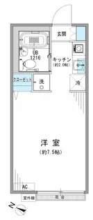 ユーコート東村山【1階】の間取り
