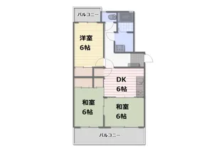福岡県宗像市自由ヶ丘【マンション】の間取り