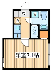 ブルー スタイリオ 川崎【4階】の間取り