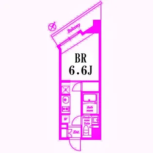 神奈川県横浜市中区蓬莱町2【マンション】の間取り