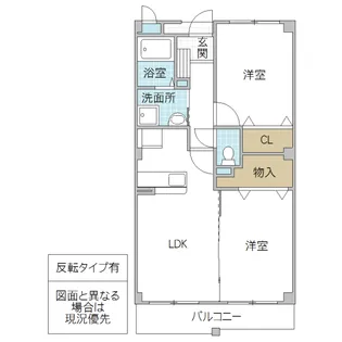 ペアガーデンフラント【1階】の間取り