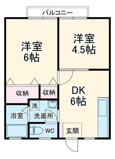ハイムピーコック【2階】の間取り
