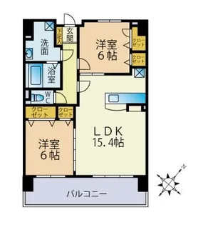 グレースマンション博多駅東【9階】の間取り
